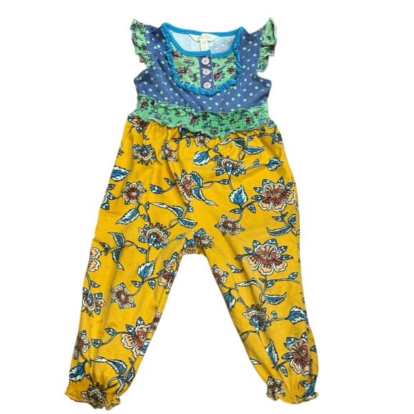 Matilda Jane x Joanna Gaines Fancy Free Jumpsuit 18–24M Floral One Piece - Picture 1 of 11